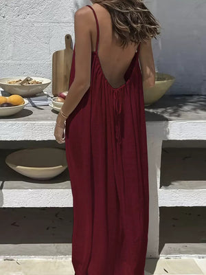 Vestido CALMA — Espalda al descubierto